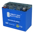 Mighty Max Battery YT12B-4 GEL 12V 10Ah Battery Replacement for Yamaha 4TX-82100-01-00 YT12B-4GEL102
